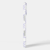 パープル コケット 水彩リボン Case-Mate iPhoneケース (裏面 / 右)