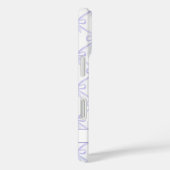 パープル コケット 水彩リボン Case-Mate iPhoneケース (裏面 / 右)