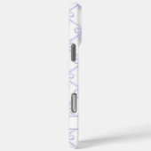 パープル コケット 水彩 リボン Case-Mate iPhoneケース (裏面 / 右)