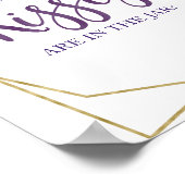 パープル ゴールド フローラル キスはいくつ サイン (角)