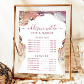 パープル＆ゴールド モダン液体インクサービス価格 メニュー