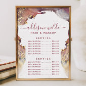 パープル＆ゴールド モダン液体インクサービス価格 メニュー