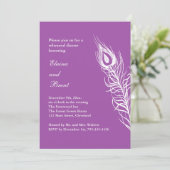 パープル・シェイク・ア・テール・ブラザ・リハーサル・ディナー 招待状 (スタンド正面)