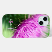 パープル・シスル・フォンケース Case-Mate iPhoneケース (裏面 (横))