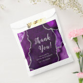 パープル&シルバーアゲート誕生日ありがとう フェイバーバッグ (封をした状態)