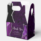 パープル&シルバーアゲート誕生日ありがとう フェイバーボックス (オープン)