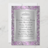 パープル&シルバーダマスクキンセアニェラのお知らせ 招待状 (裏面)