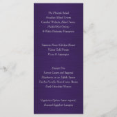 パープル&シルバーフェイクグリッター メニュー (裏面)