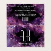 パープル·ジェム 名刺 (外部フラット)