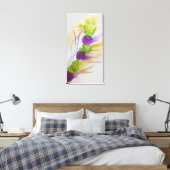 パープル ストライク 16” x 32” キャンバスプリント (インサイチュ (寝室))