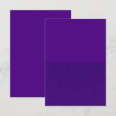 パープル・スプリット・エンクロージャー・カード - ソリッド、ノイズ エンクロージャーカード (正面/裏面)