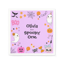 パープル スプーキー かわいいハロウィン 誕生日