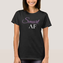 パープル スマートAF 表現主義 Tシャツ