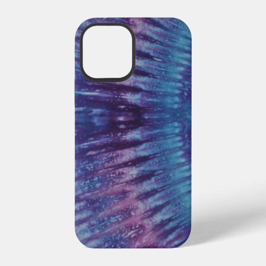 パープル タイ・ダイ iPhoneケース (裏面)