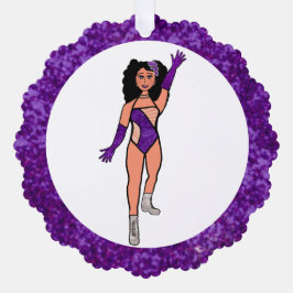 パープル&ダイアモンズダンサーオーナメントカードB オーナメントカード