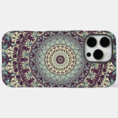 パープル・テイル・クリームのマンダラ模様 Case-Mate iPhoneケース (裏面 (横))
