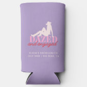 パープル デイズド&エンゲイジ リトロカウガール バチェロレッテ スリム缶クーラー (正面)