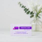 パープル・トラック 名刺 (スタンド正面)