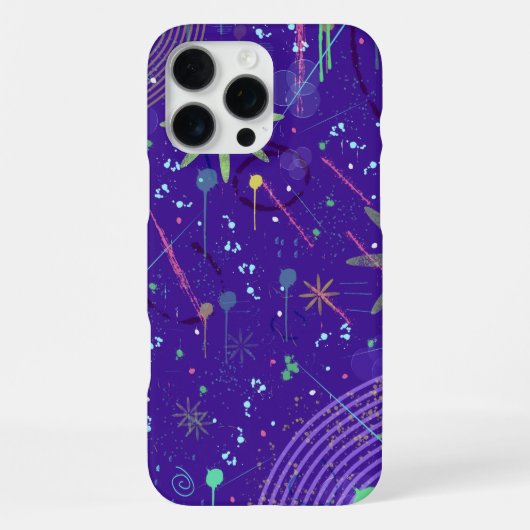 パープル・トワイライト・パーティー iPhoneケース (裏面)