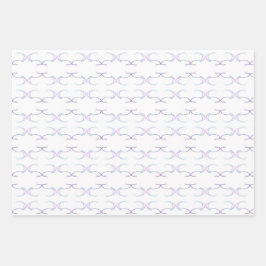 パープル ドリーム パターン 包装紙 シート