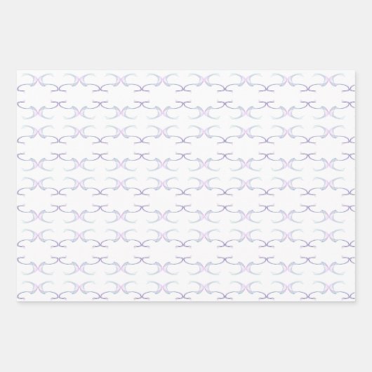 パープル ドリーム パターン 包装紙 シート (正面)