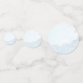 パープル ドルフィン ウェディング テーブル コンフェッティ (裏面)