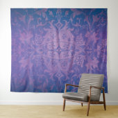 パープル ハロウィン 幽霊屋敷 フォト 背景 プロップ タペストリー (インサイチュ(横))