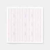 パープル | バイオレット水の色ストライプの スタンダードカクテルナプキン (正面)