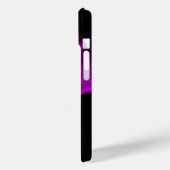 パープル・バイオレット・フラクタル・ローズ Case-Mate iPhoneケース (裏面 / 左)