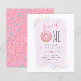 パープル |バジェットドーナツSprinkle甘い1st誕生日