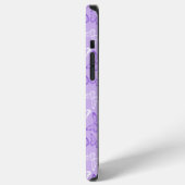パープル・バタフライ iPhoneケース (左側面)