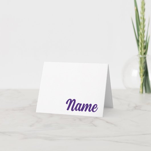 パープル バトン ルージュ, LA オーダーメイド グリーティング カード (正面)
