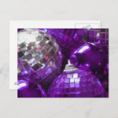 パープル バブルズ ポストカード (正面/裏面)