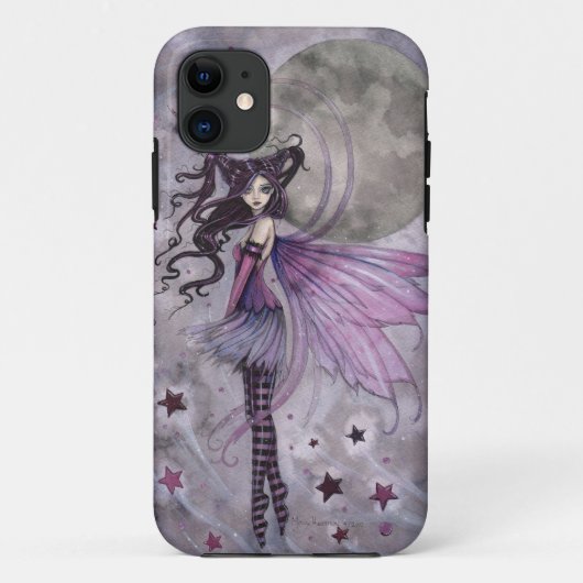 パープル・パッション・ファンタジー ゴシック・妖精 iPhoneケース Case-Mate iPhoneケース (裏面)
