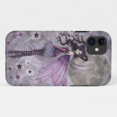 パープル・パッション・ファンタジー ゴシック・妖精 iPhoneケース Case-Mate iPhoneケース (裏面(横))