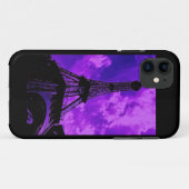 パープル パリ Case-Mate iPhoneケース (裏面(横))