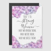 パープル&ピンクマーメイドグリッター引用文ギフトアイディア (正面/裏面)