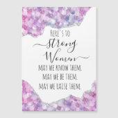 パープル&ピンクマーメイドグリッター引用文ギフトアイディア (正面)