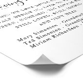 パープル ピンク フラワー ウェディング メモリアル サイン (角)