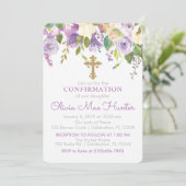 パープル・ピーコニー・ガール 確認招待状 招待状 (スタンド正面)