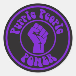 パープル・ピープル・パワー ラウンドシール