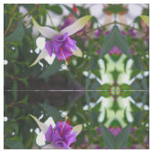 パープル フクシア 花 ファブリック (クローズアップ)