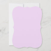 パープル フラワーズ メイソンジャー 受付カード 招待状 (裏面)