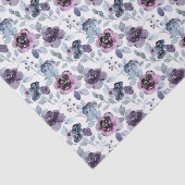 パープル フラワーズ 薄葉紙 (詳細)