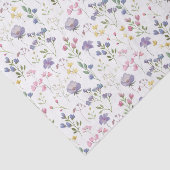 パープル フラワーズ 薄葉紙 (詳細)