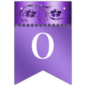 パープル フラワーバンテング フラッグ (第2の旗)