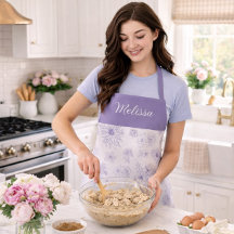 パープル フラワー パターン オーダーメイド ネーム