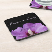 パープル・フラワー・パーソナ結婚ルズ コースター (左側)
