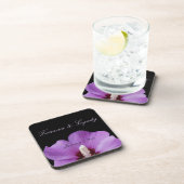 パープル・フラワー・パーソナ結婚ルズ コースター (右側)