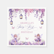 パープル フラワー ファンタジー フェアリー 初めての誕生日